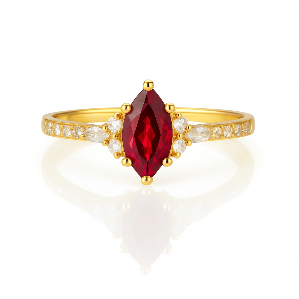 Alice Marquise Ruby Ring
