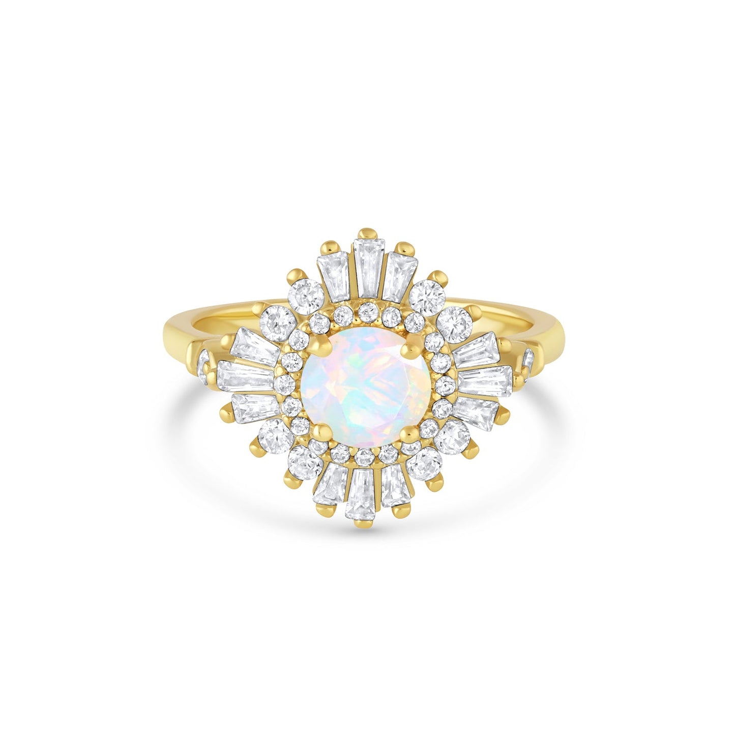 Mae Opal Ring Gold