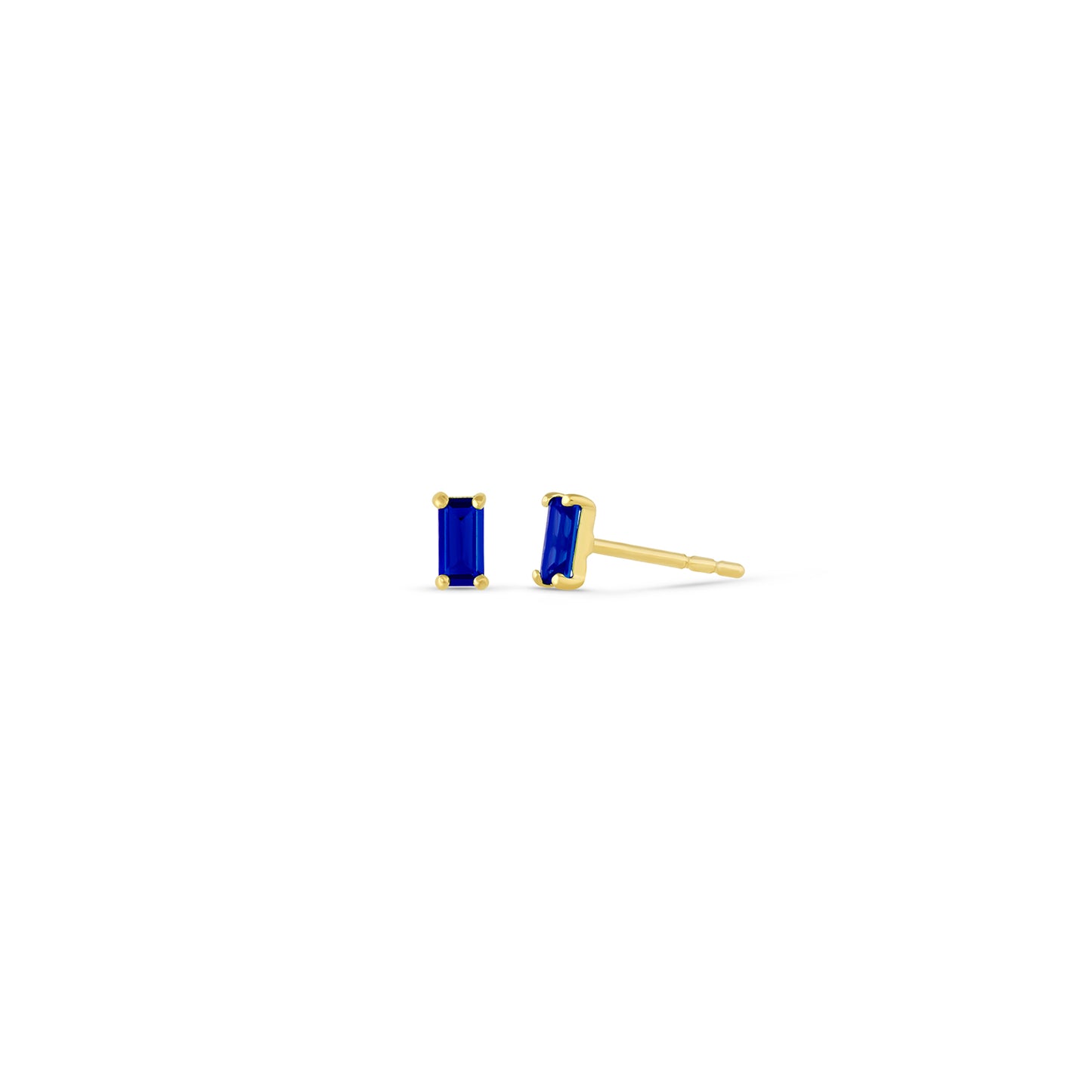 Pia 14k Solid Gold Sapphire Earrings