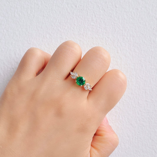 Ada Emerald Ring