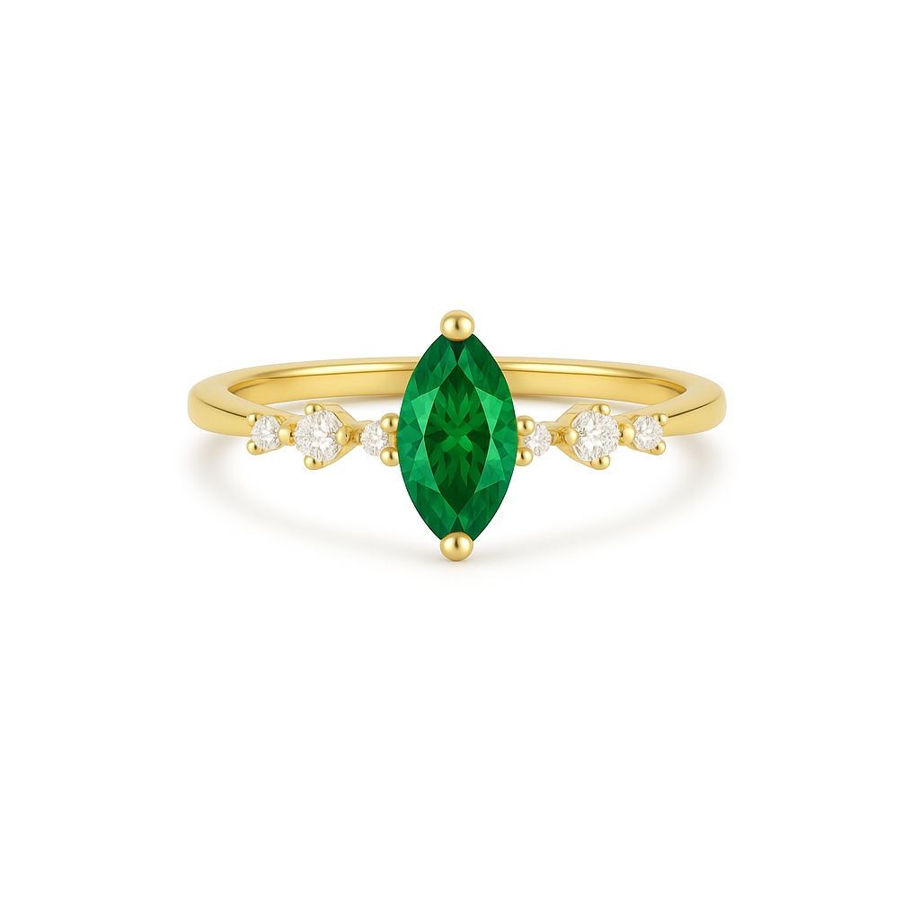 Ava Alexandrite Ring Gold
