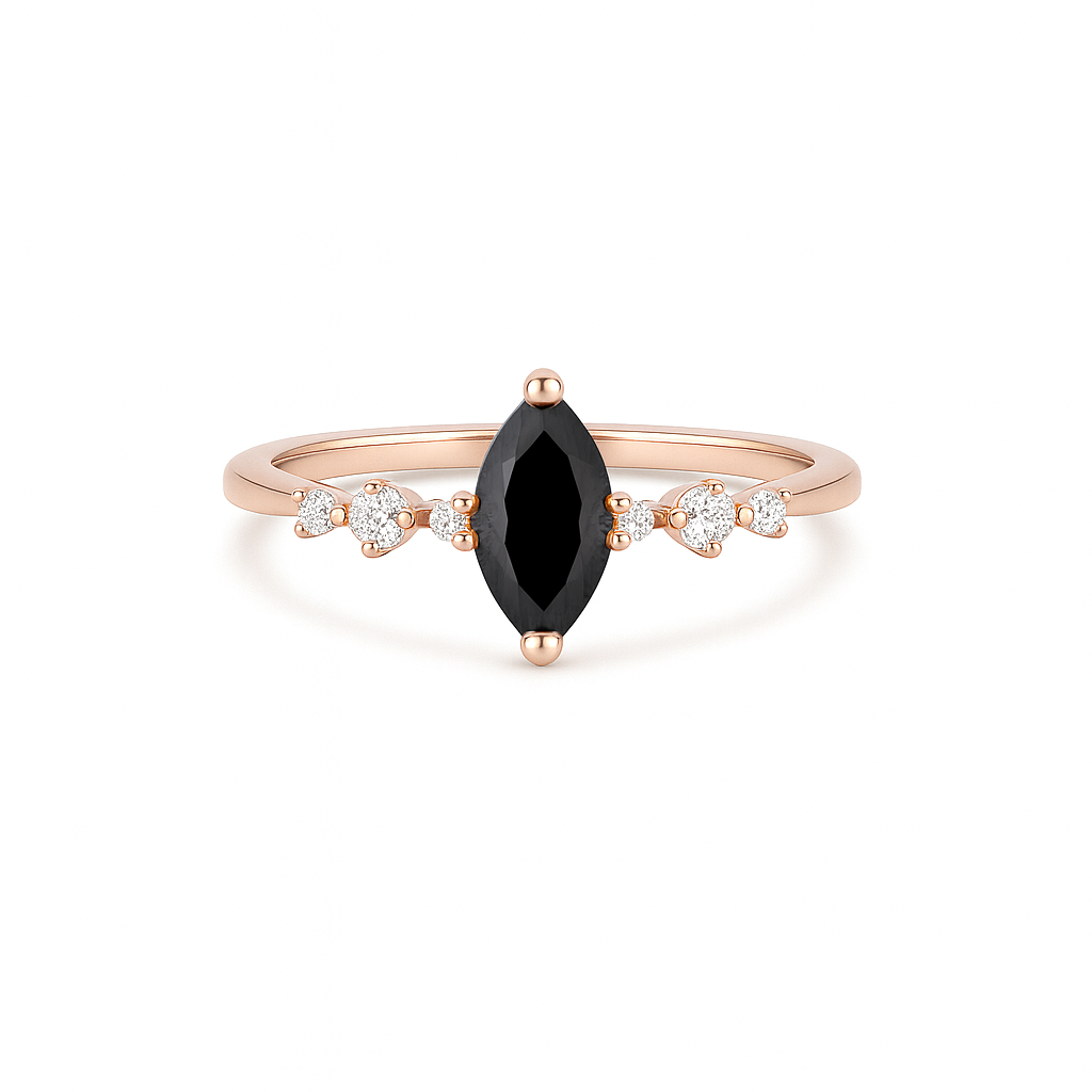 Ava Alexandrite Ring Rose Gold