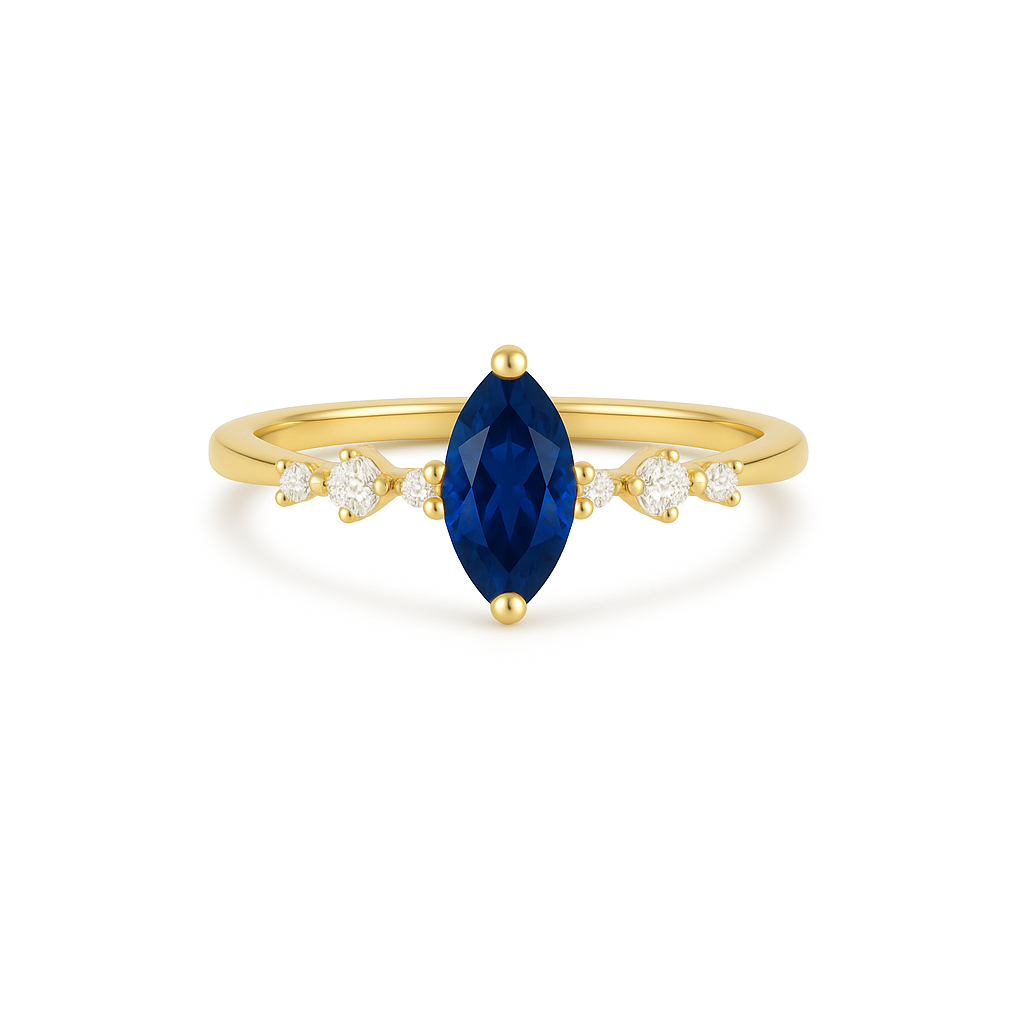 Ava Alexandrite Ring Gold