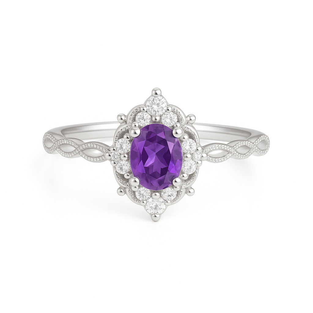 Fia Blue Sandstone Ring