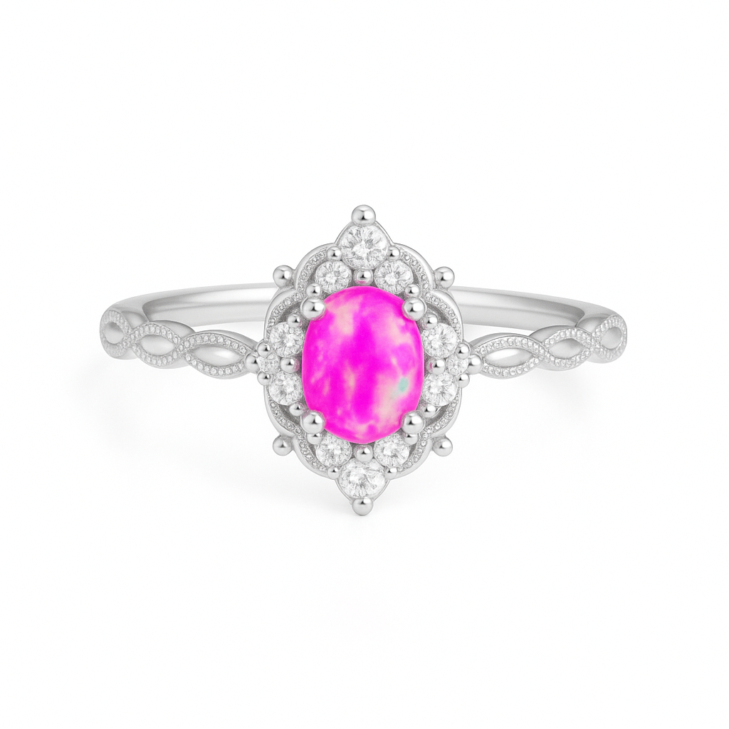 Fia Orchard Pink Opal Ring