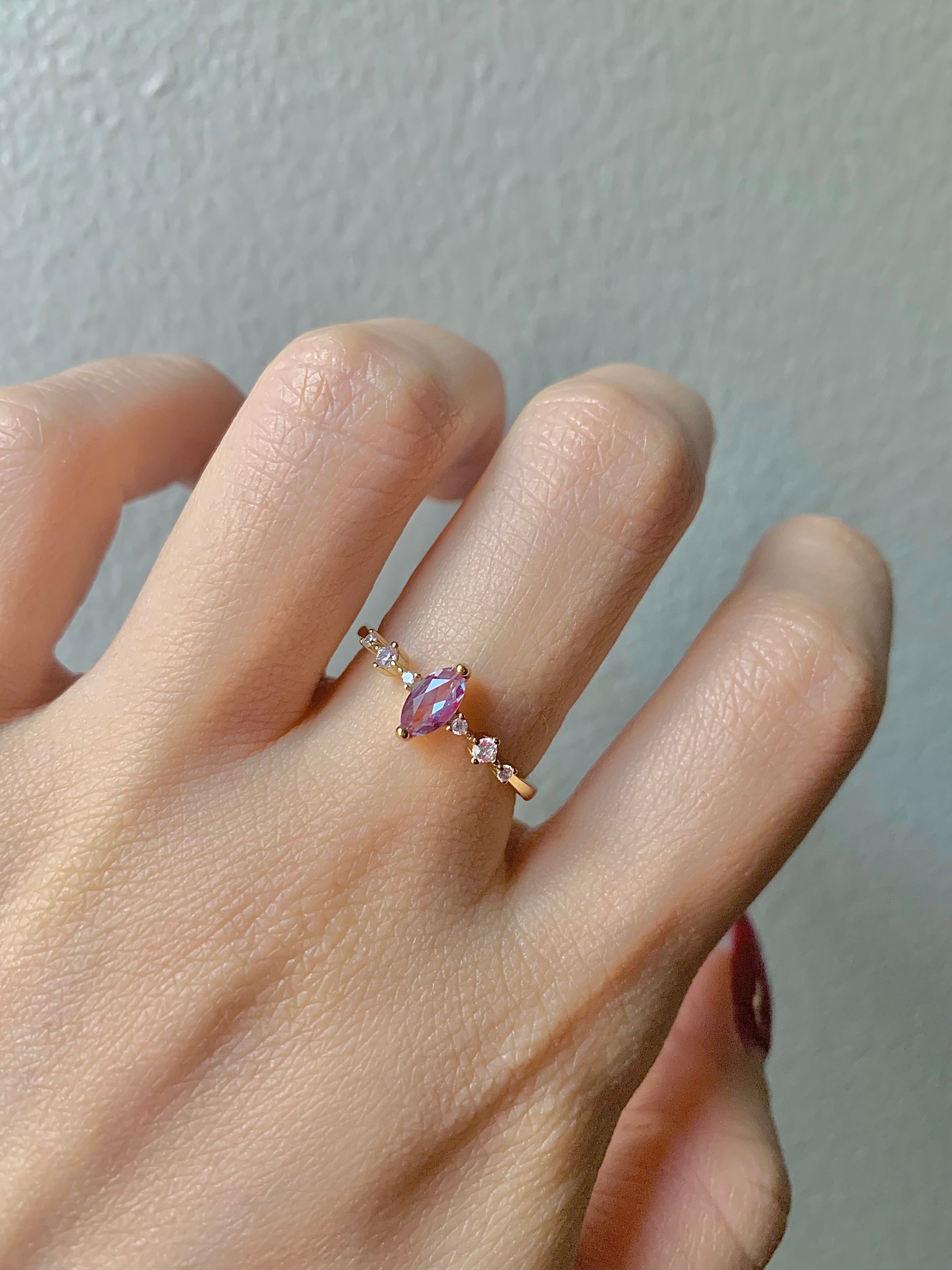 Ava Alexandrite Ring Gold