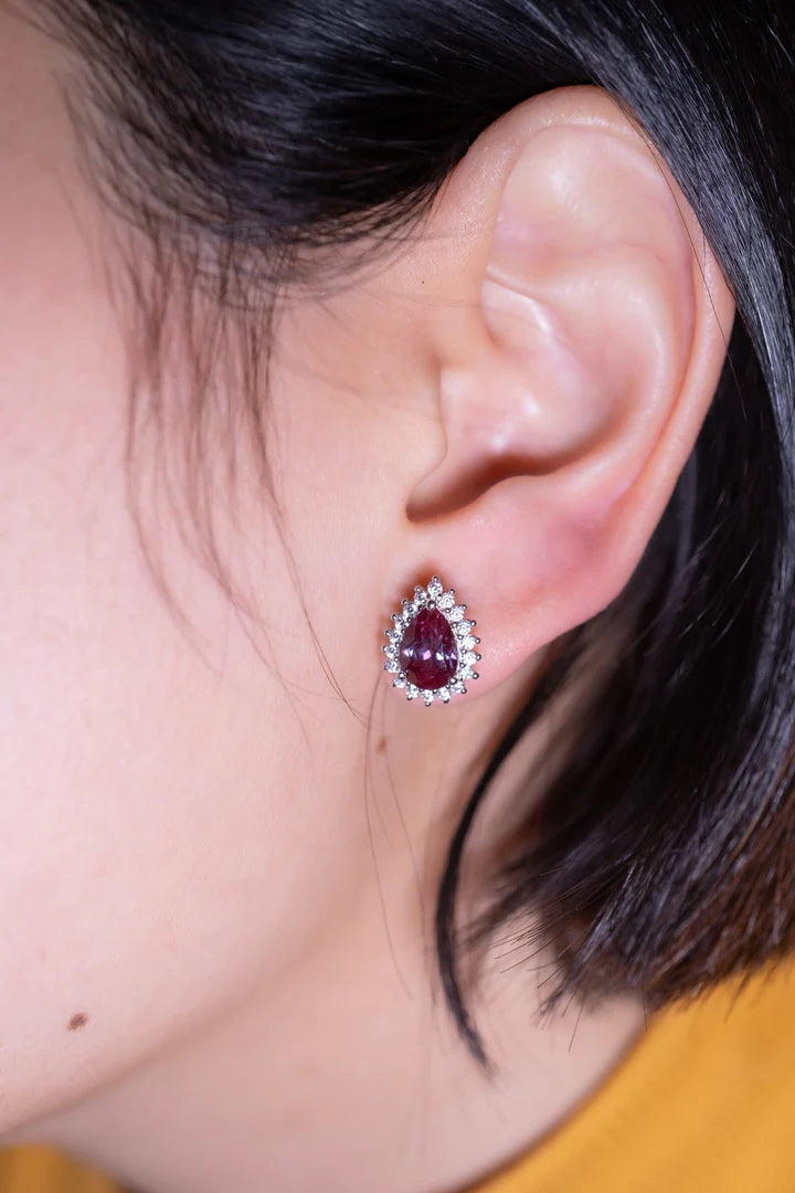 Ina Alexandrite Earrings Gold