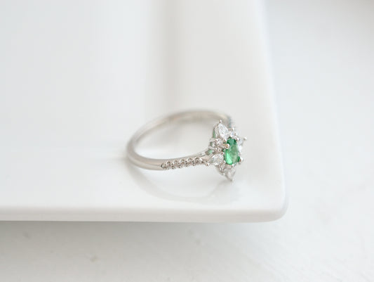 Zoe Emerald Ring