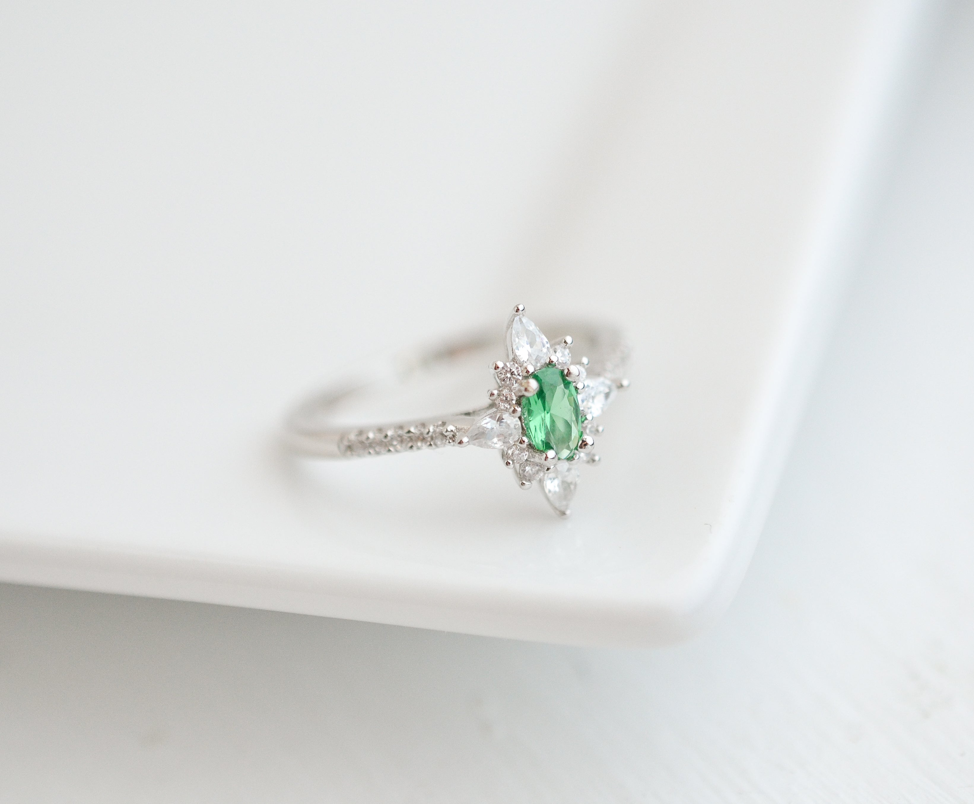 Zoe Emerald Ring