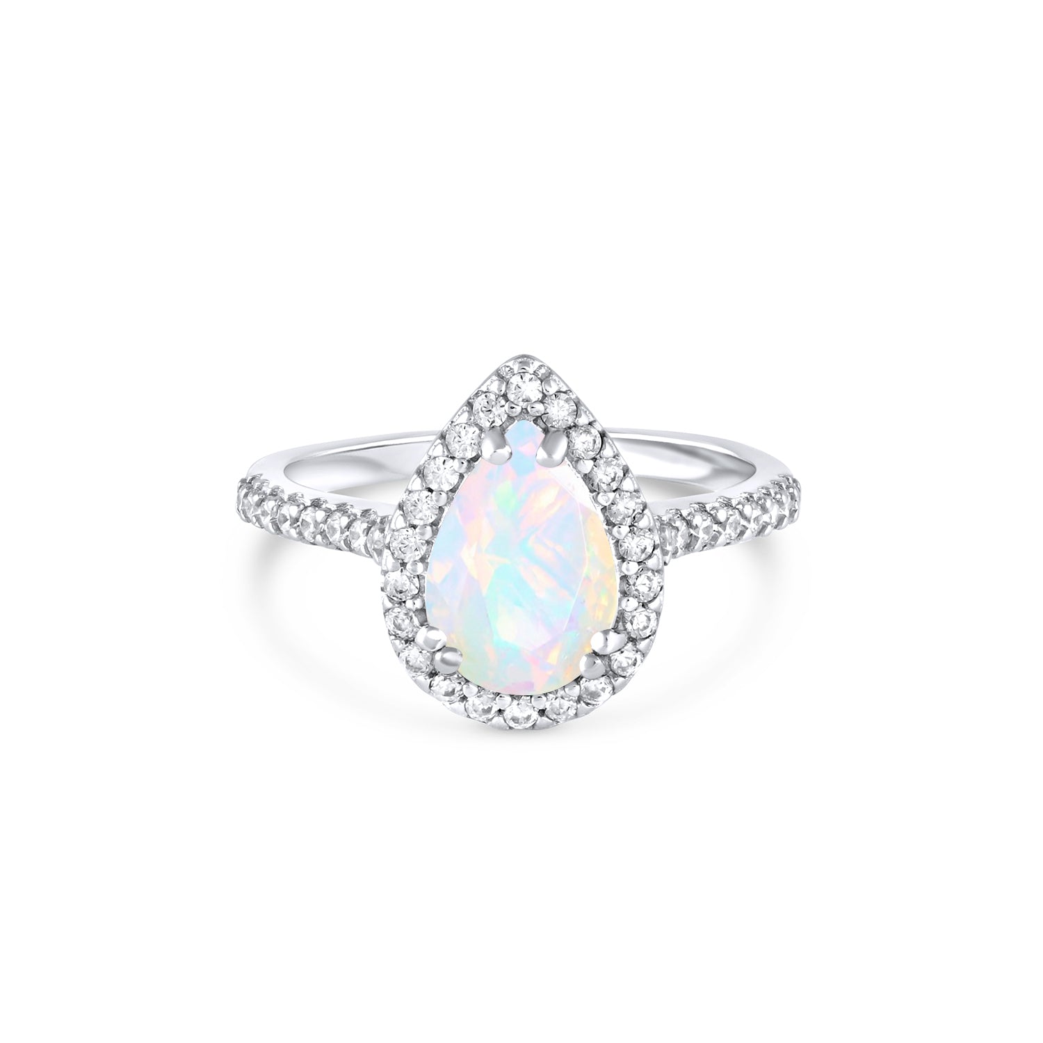 Nia Opal Ring Sterling Silver