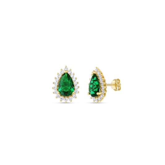 Ina Emerald Earrings