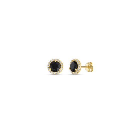 Jia Black Onyx Earrings