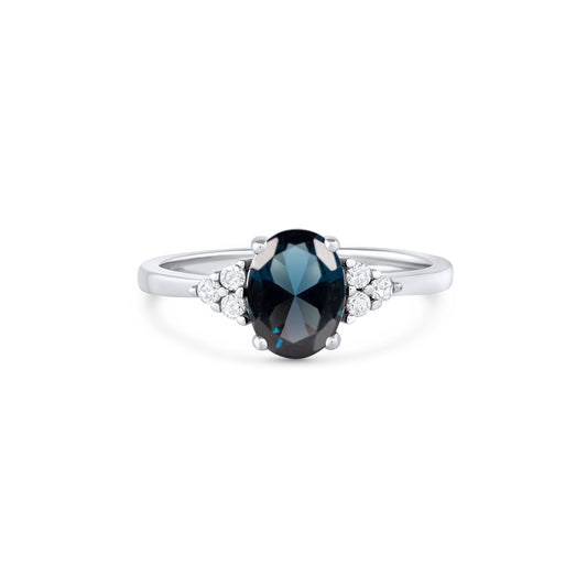 Tya Peacock Sapphire Ring
