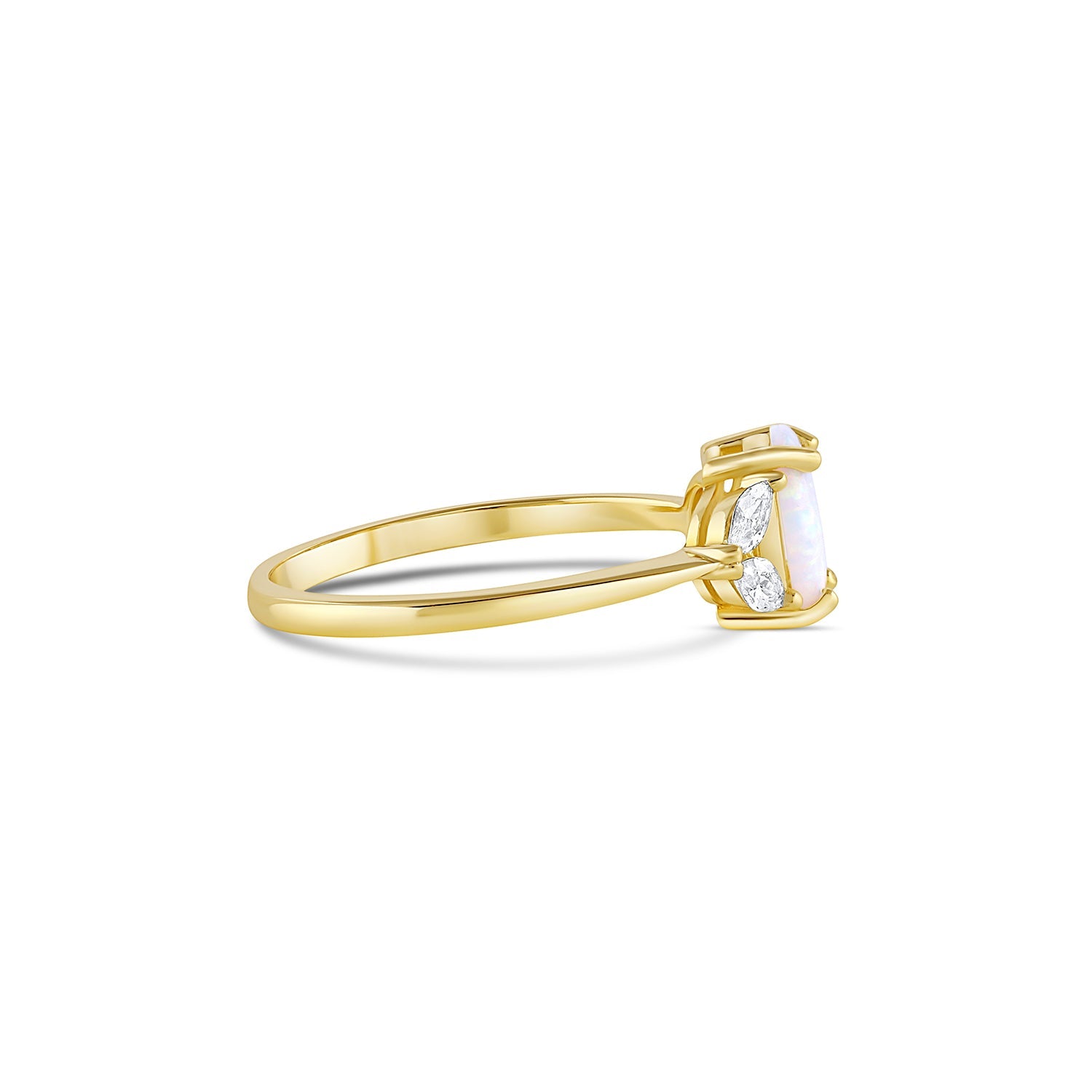 Ora Opal Ring Gold