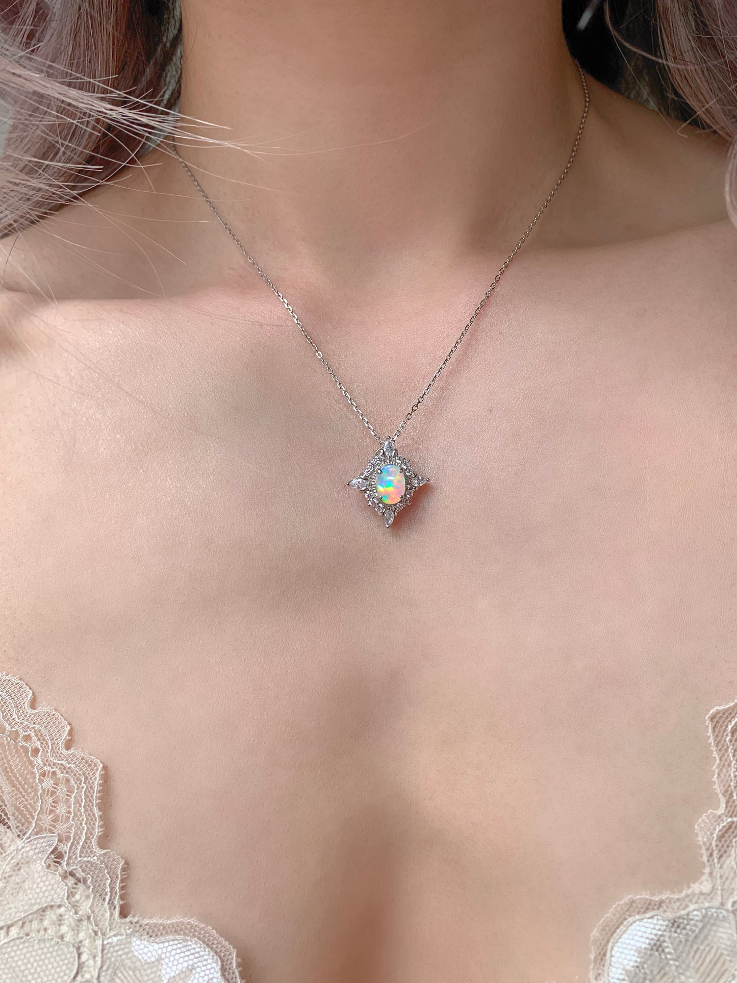 Mia Opal Necklace